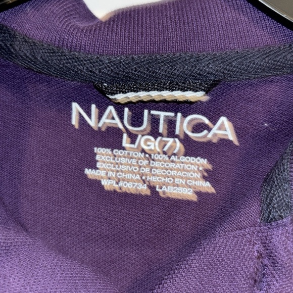 Boys Nautica Polo, sz 7 - Picture 3 of 4
